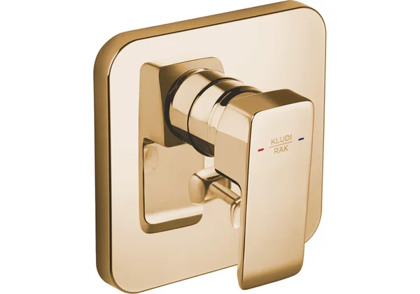 KLUDI RAK PROFILE STAR Bathtub Concealed Mixer With Diverter Square Glossy Rose Gold RAK 14175RG1