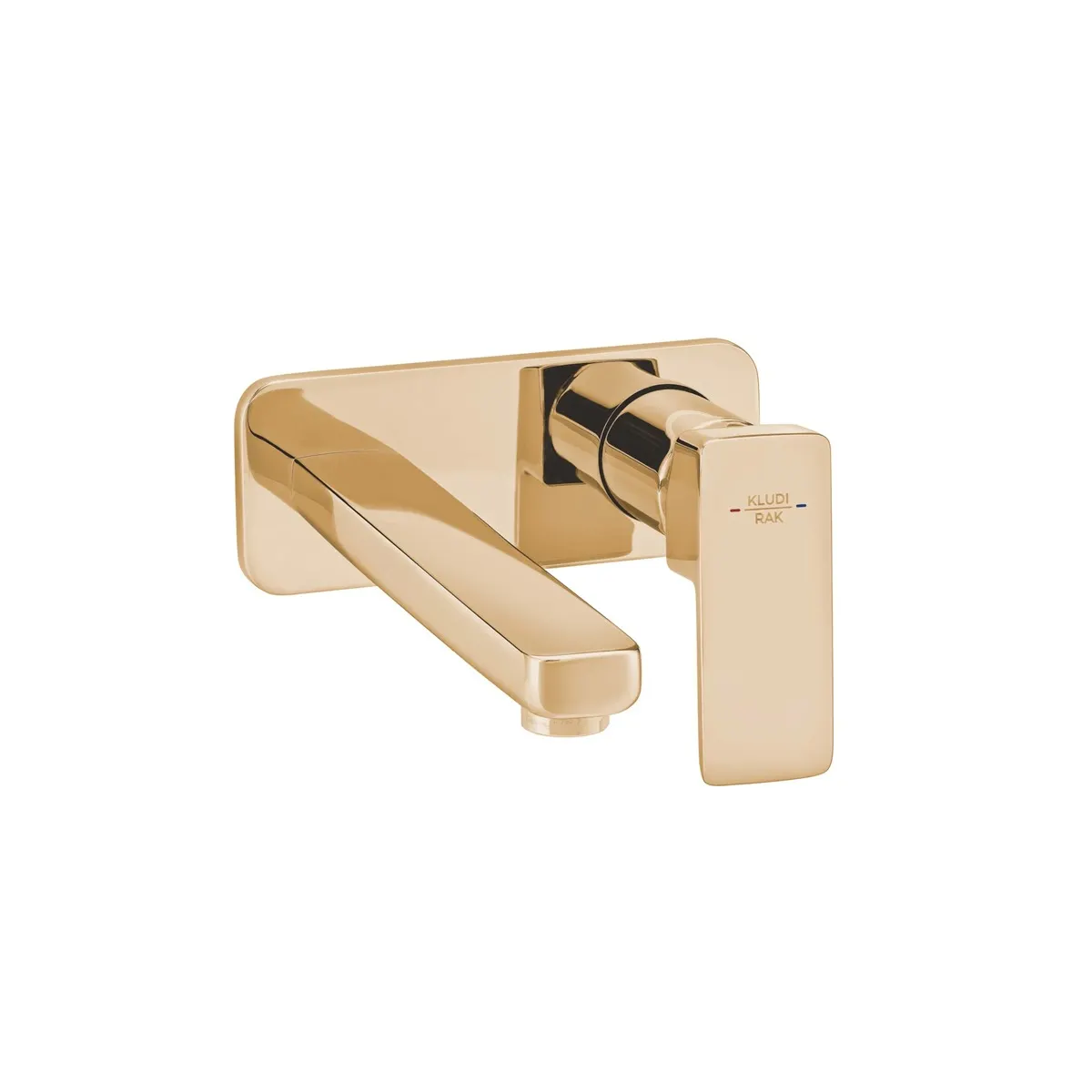 KLUDI RAK PROFILE STAR concealed 2-hole single lever basin mixer - Glossy Rose Gold