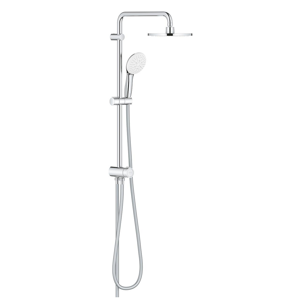 Grohe Tempesta System 200 Flex shower Set with diverter for wall mounting Chrome 27389003