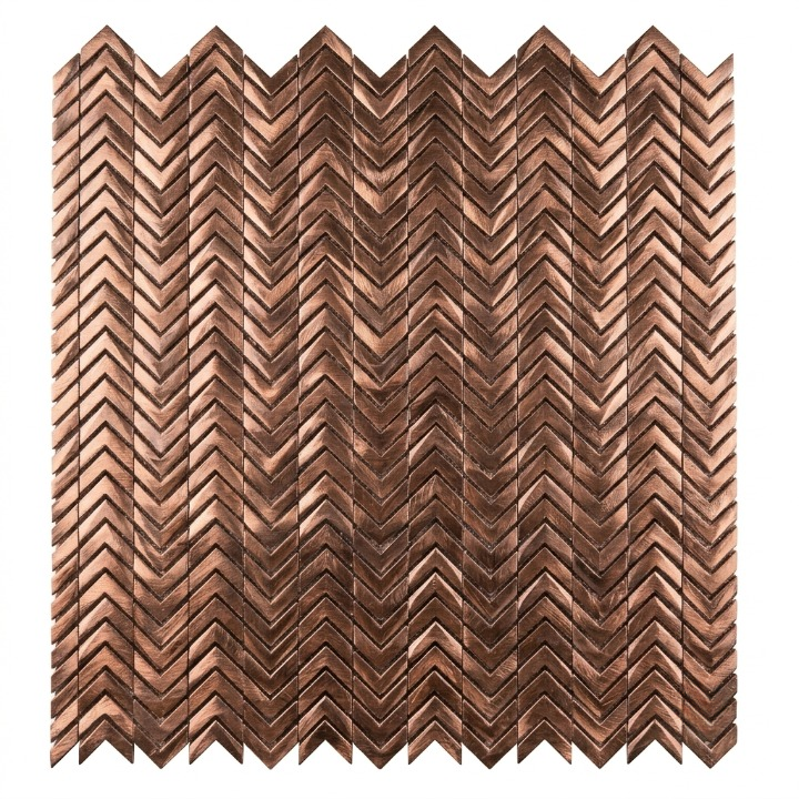 Beroia Chinese Sheet Paris 406 Mosaic 28.8 × 29.8 cm - Rose Gold