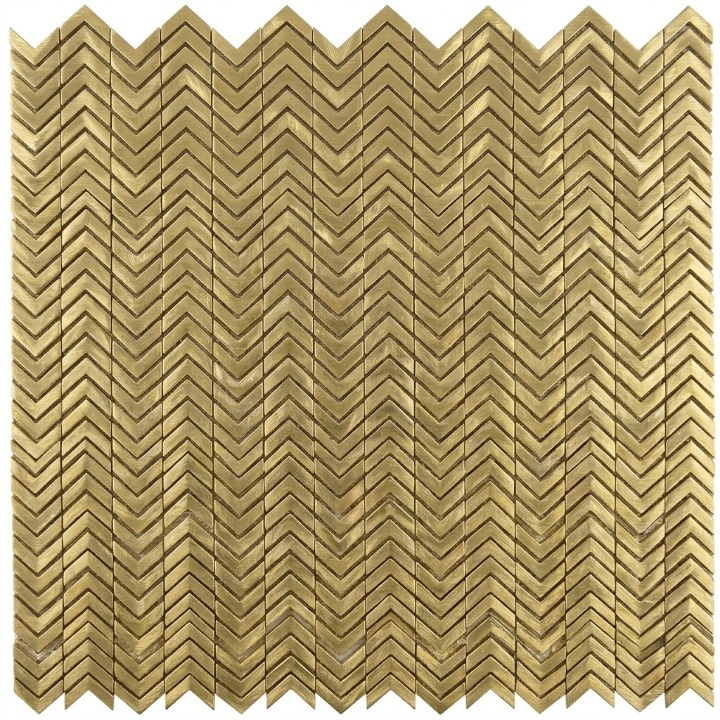 Beroia Chinese Sheet Paris 404 Mosaic 28.8 × 29.8 cm - Gold