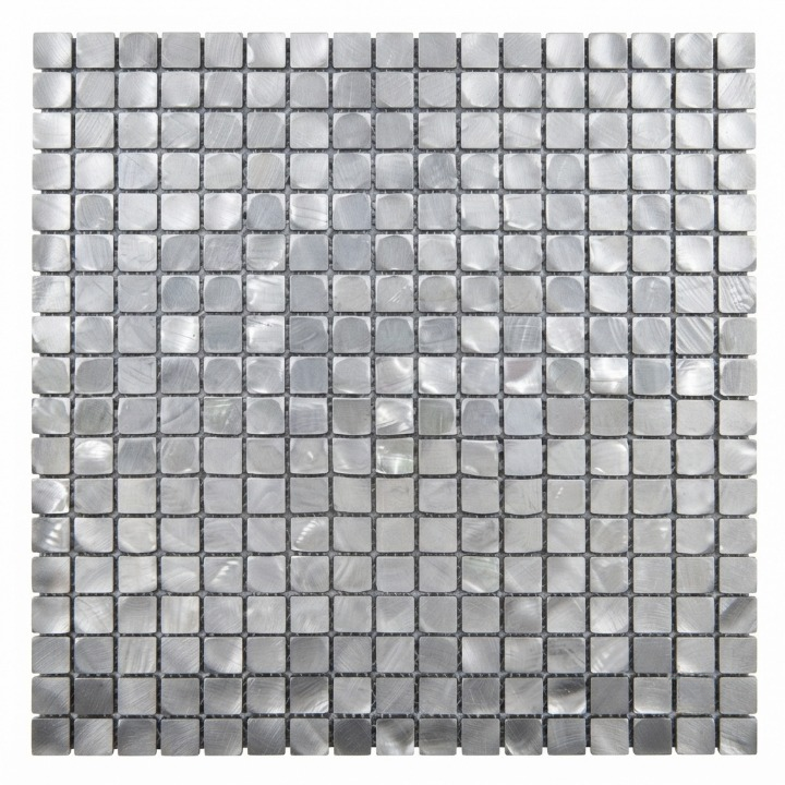 Beroia Chinese Sheet Paris 201 Mosaic 30 × 30 cm - Silver