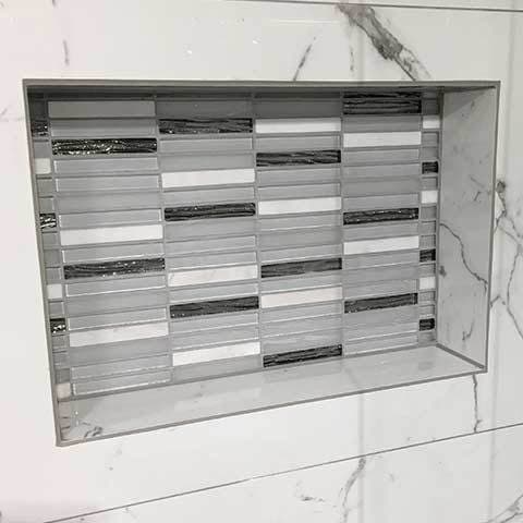 بيرويا شيت صينى 01 PK ح موزاييك 30 × 30 سم ابيض × جراى