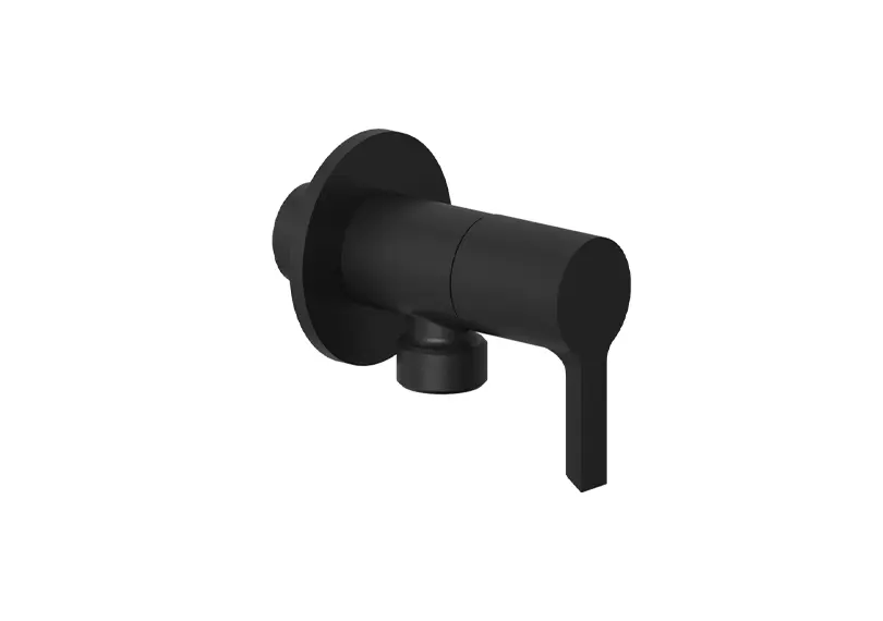Kludi RAK round angle valve - Matte Black