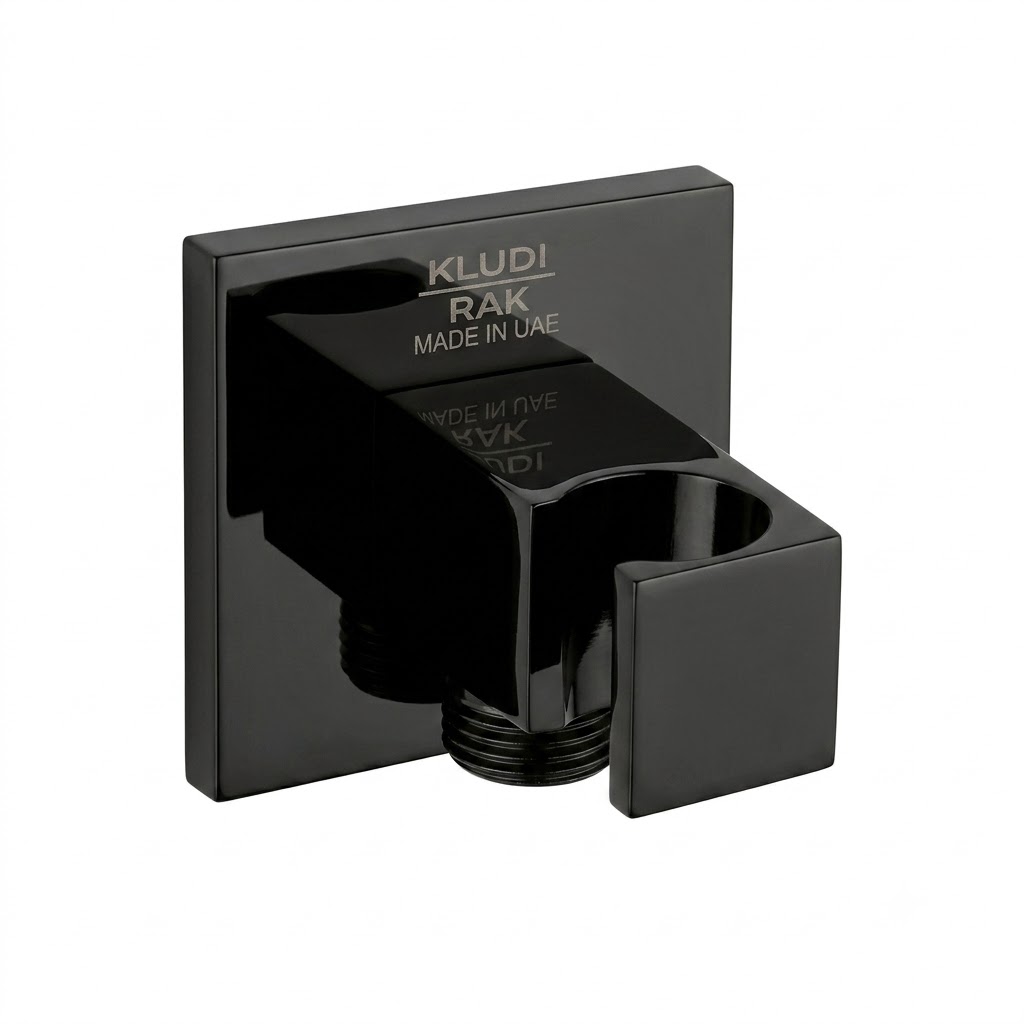 KLUDI RAK Built-in shower Outlet with Square - Glossy Black