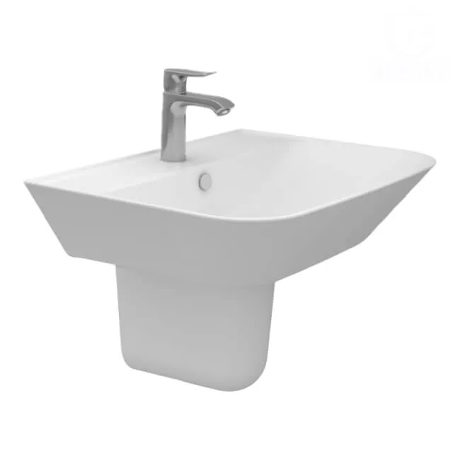 Sanipure Magnos Washbasin 65 cm White 2308650000