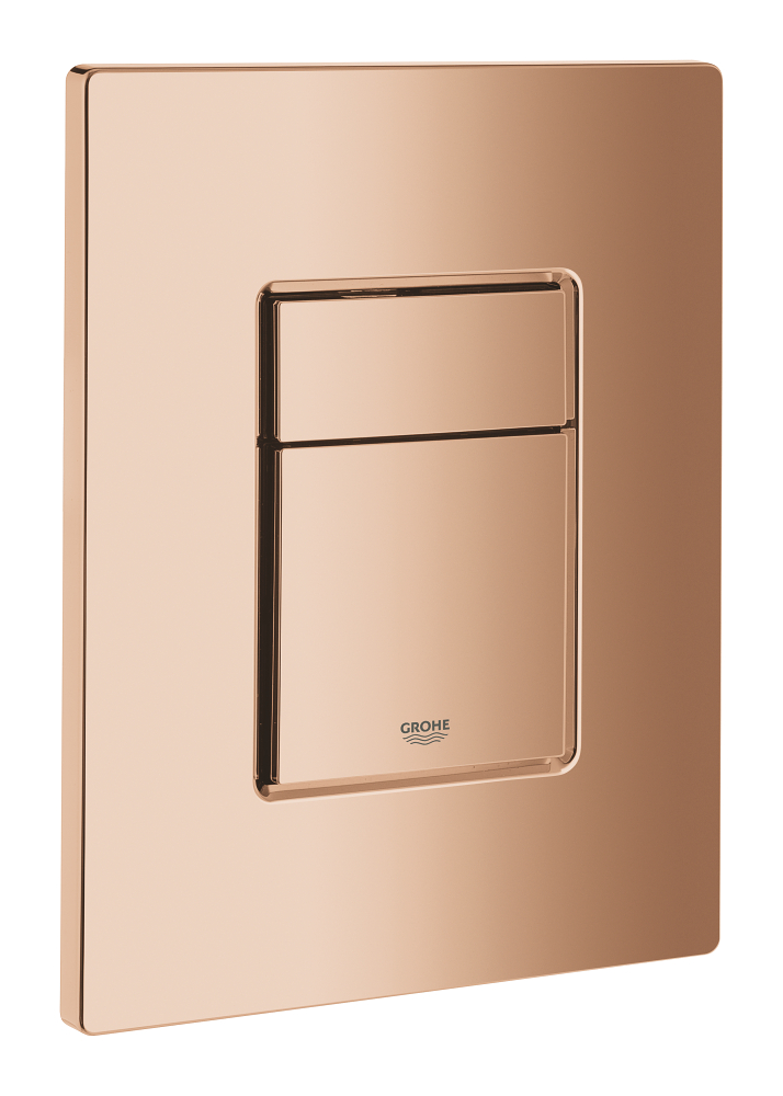 Grohe Cosmopolitan Flush Plate Square Shiny Rose Gold 38732DA0