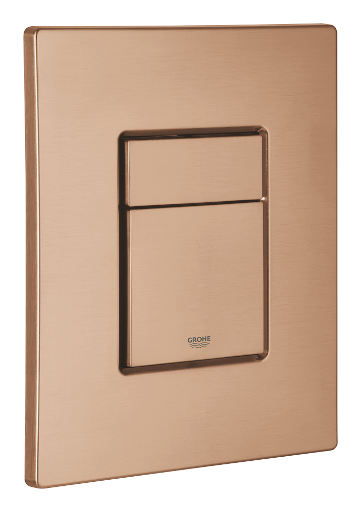 Grohe Cosmopolitan Flush Plate Square Matte Rose Gold 38732DL0