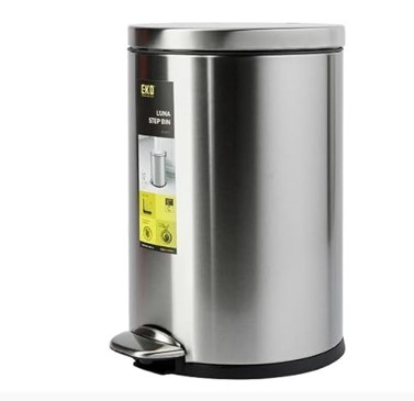 EKO Basket 5L Brushed Chrome EK 9219