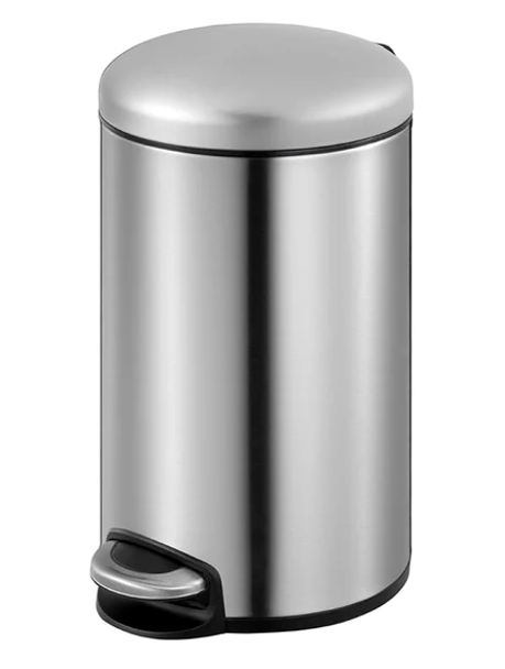 EKO Basket 12L Brushed Chrome EK 9118