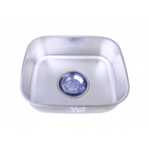 Purity kitchen sink B 500L / 52.8 * 41.8 cm with drain Chrome