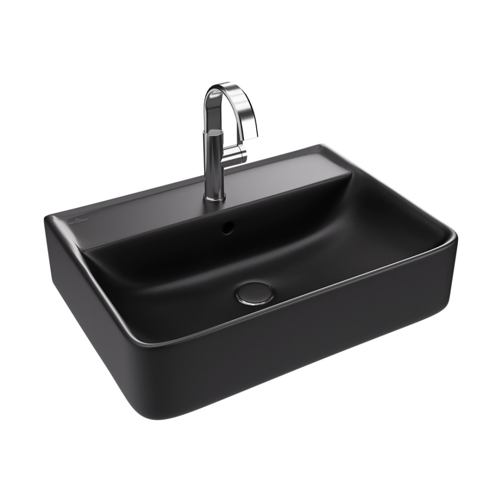 Villeroy & Boch Subway WashBasin 46.5 × 65 cm Matte Black 5A416538