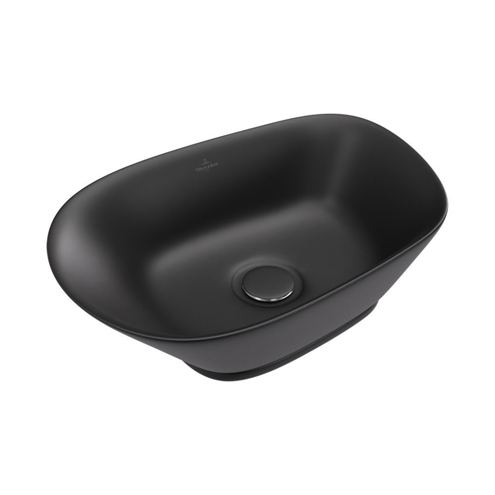 Villeroy & Boch Subway Over Top WashBasin 42.5 x 54.5 cm Matte Black 5A446038