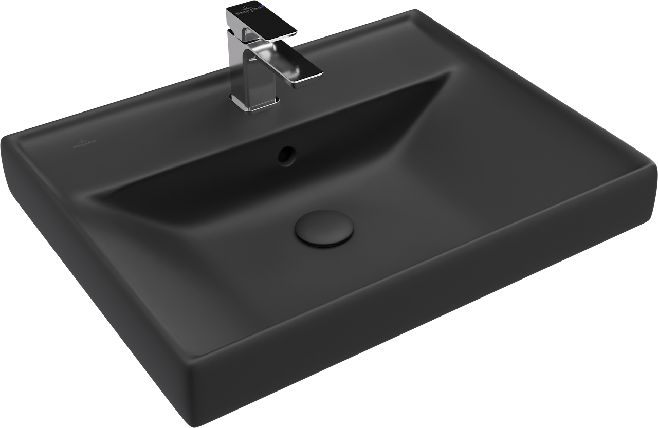 Villeroy & Boch Vantichillo WashBasin 49.5 × 63.5 cm Matte Black 5A476538