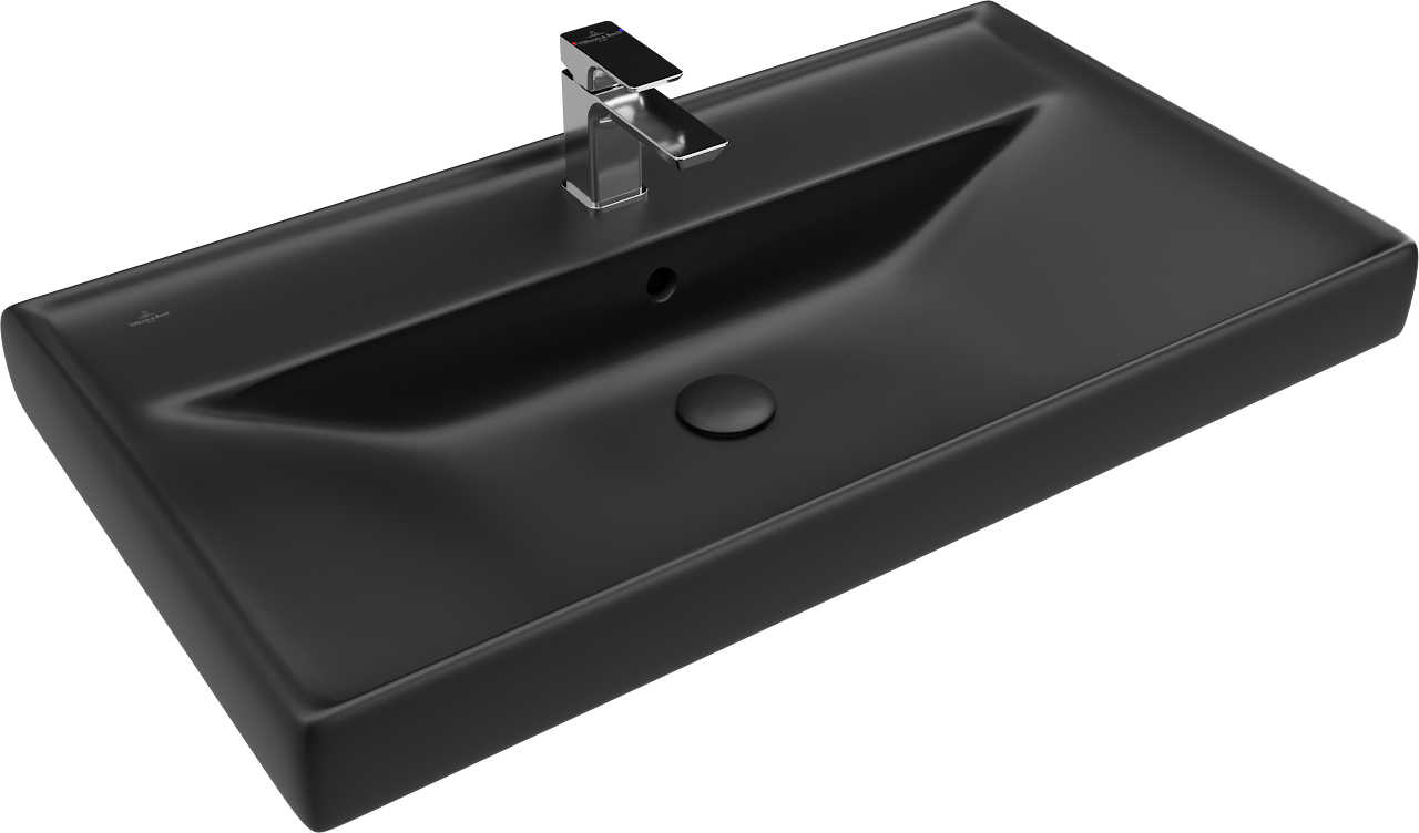 Villeroy & Boch Vantichillo WashBasin 49 × 85 cm Matte Black 5A478538