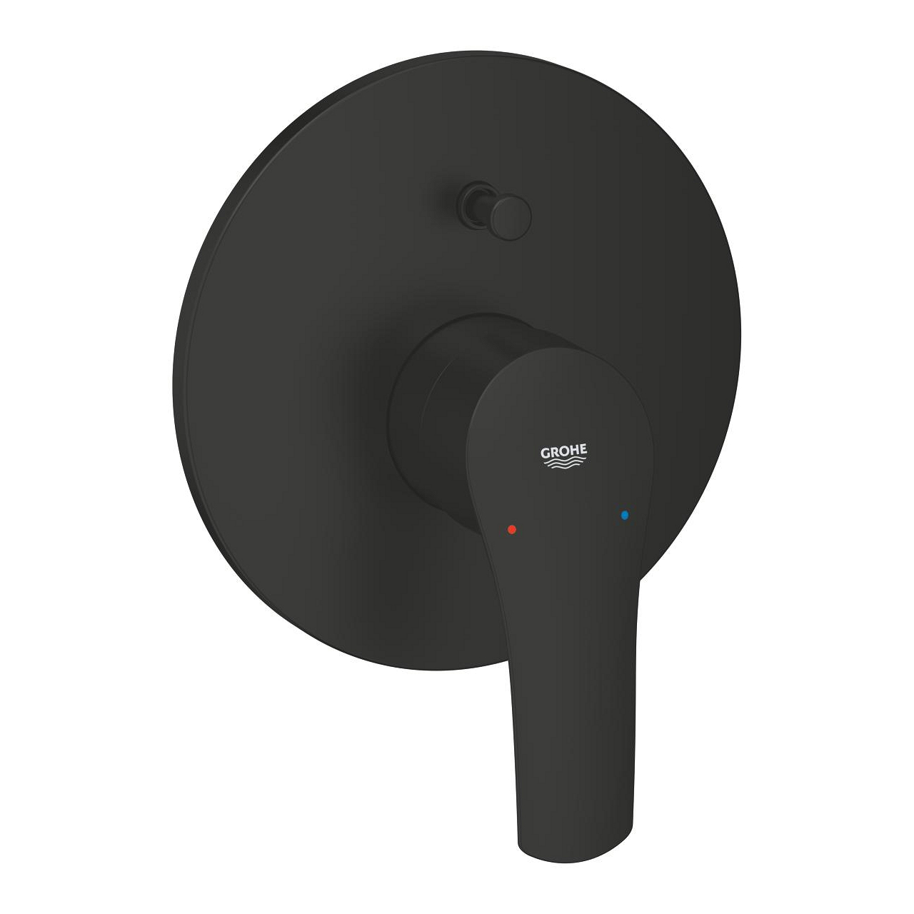 Grohe Eurosmart Bath Trim Set with Diverter Round Matte Black 194502433