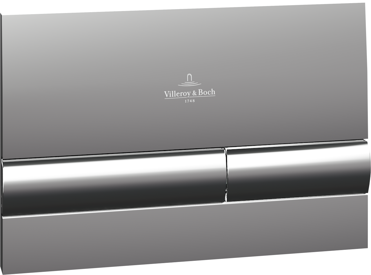 Villeroy & Boch Concealed Cistern Cover Chrome 92124161
