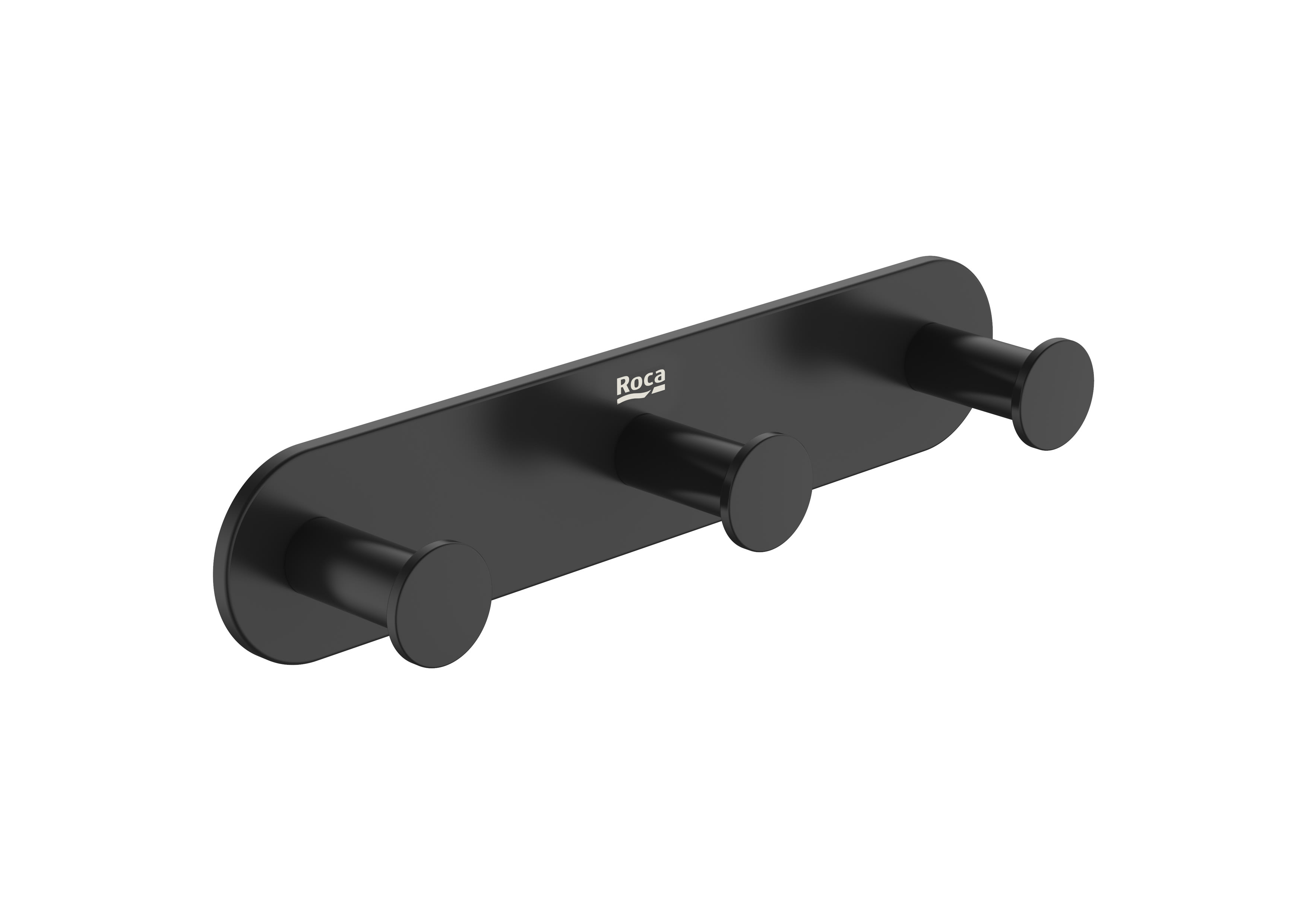 Roca Hotels Triple robe hook matte Black A817572C40
