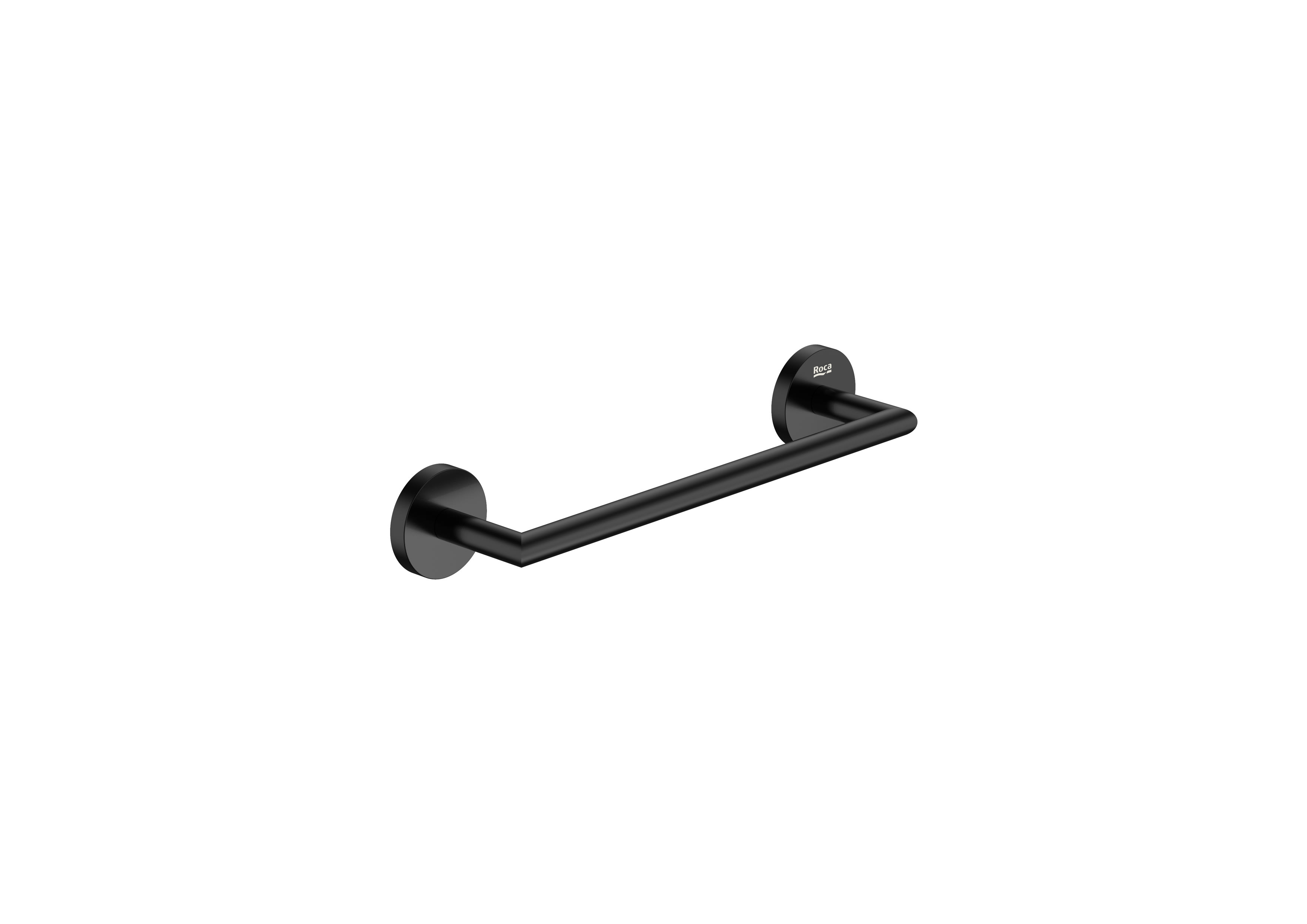 Roca Hotels Round - Towel rail 30 cm - Matte Black