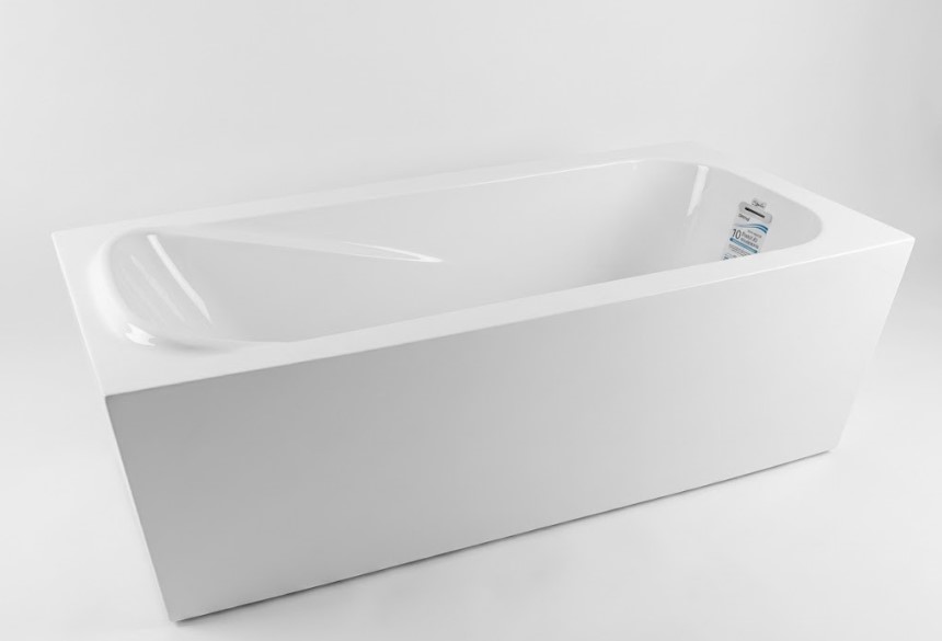 Rovety Moscow Seamless Bathtub 70 × 170 cm Left White