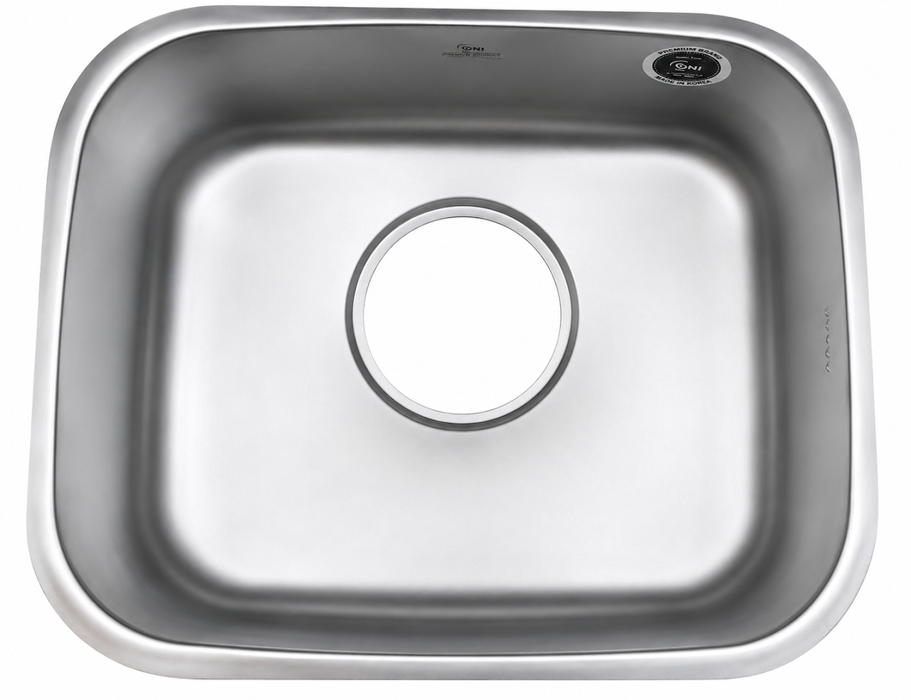 Coni Kitchen Sink Kotel under Top 39 x 50 cm With Drain B 500A