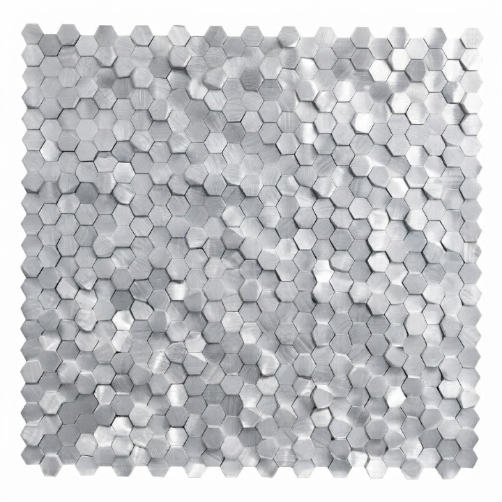 Beroia Chinese Sheet Paris 301 Mosaic 29.3 × 29.5 cm - Silver