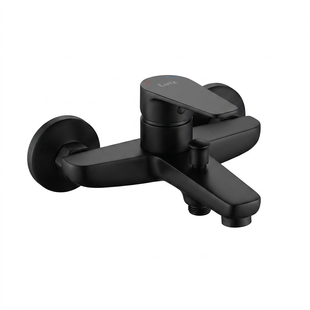 Lutz Schon Bathtub Mixer - Matte Black