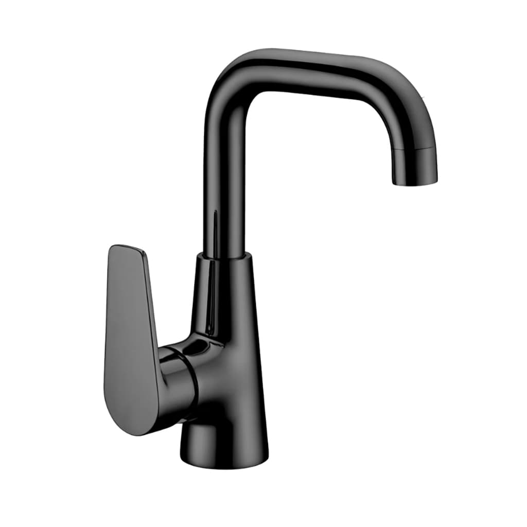 Lutz Schon Medium Single-lever basin mixer - Matte Black