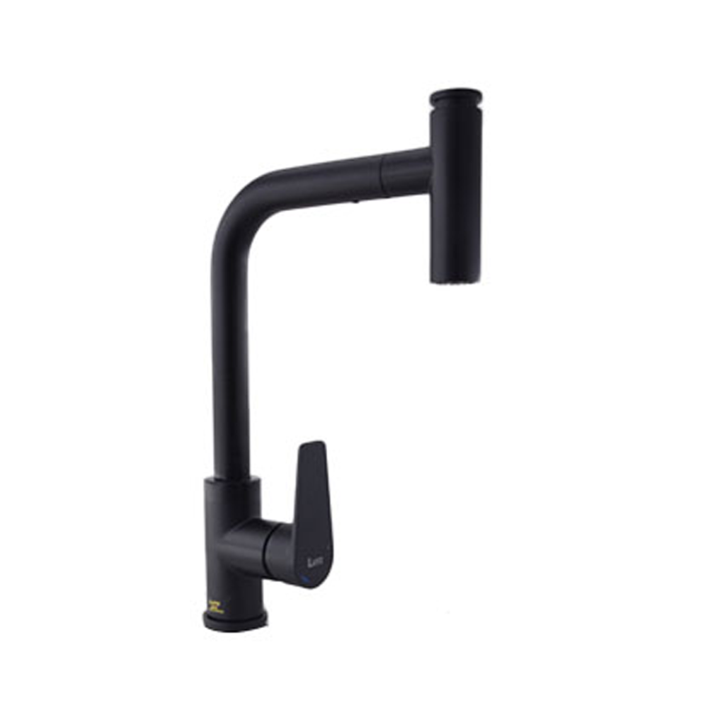 Lutz Pull-Out Single-lever Kitchen mixer - Matte Black