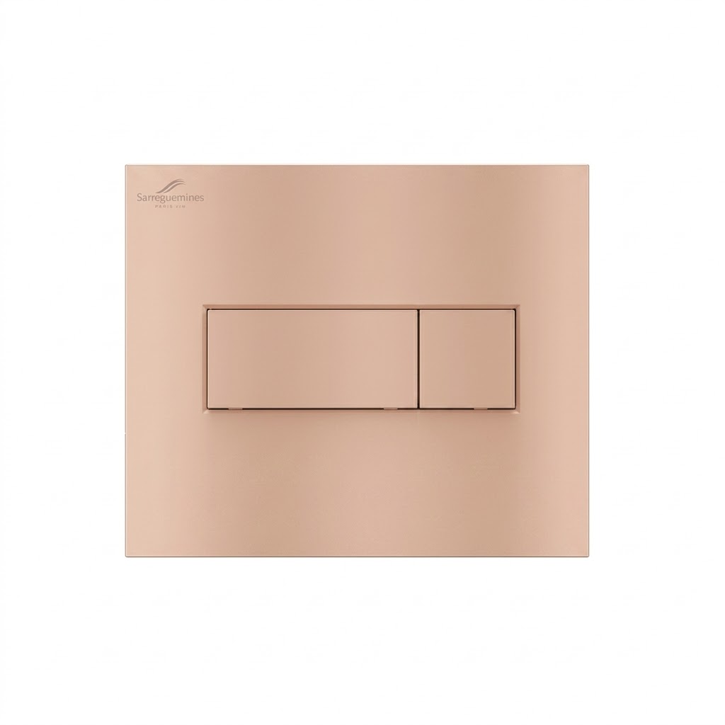 Sarreguemines La Trinity Square Flush Plate Matte Rose Gold FC 100730230300 - M 57RG-M-SRG01