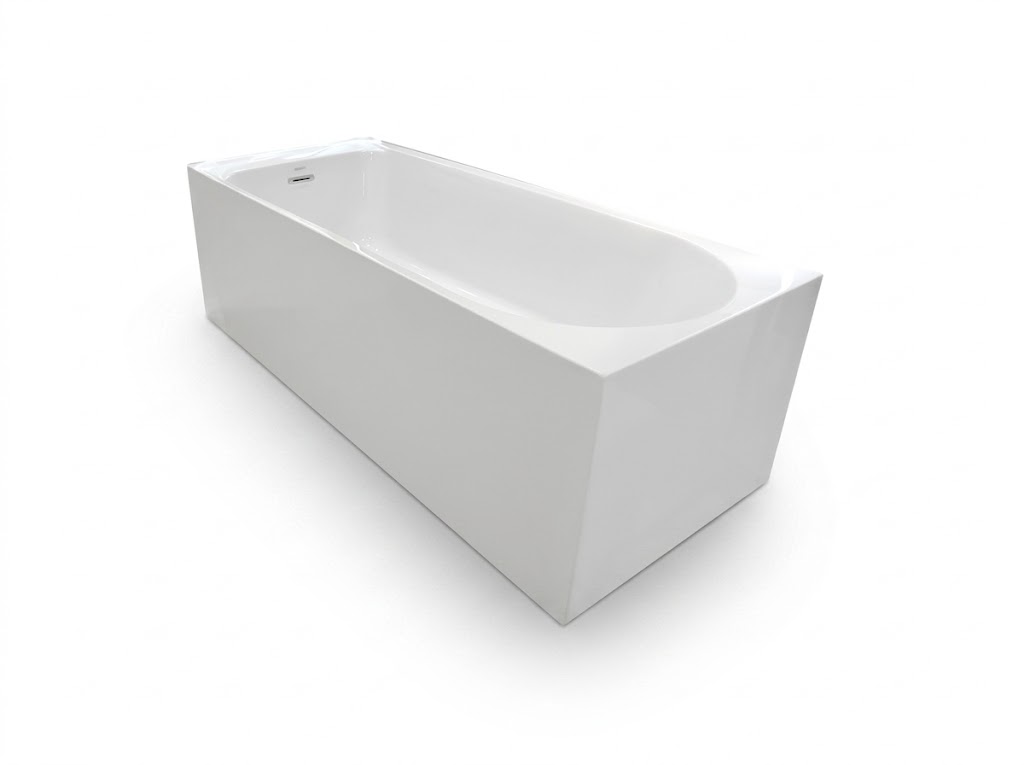 Duravit Emilia Seamless Bathtub 150 x 70 cm white 3-sided with right-hand waste 807119000995600