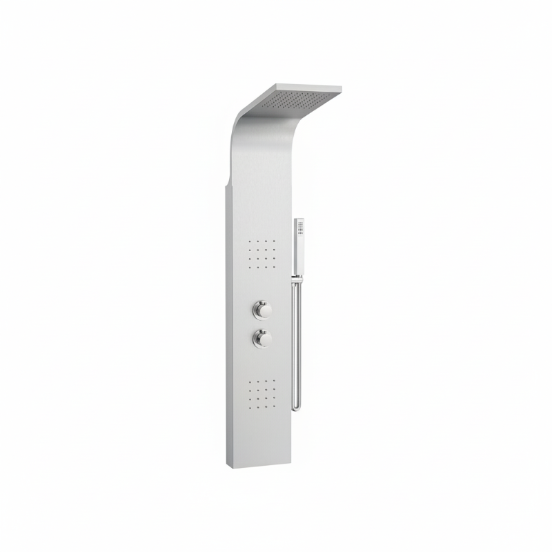 Roca Essential Shower Panel Chrome A5A9A8BC00