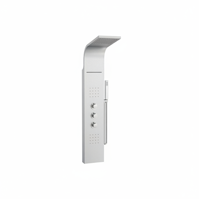 Roca New Evolution Shower Panel Waterfall Chrome A5A9B8BC00