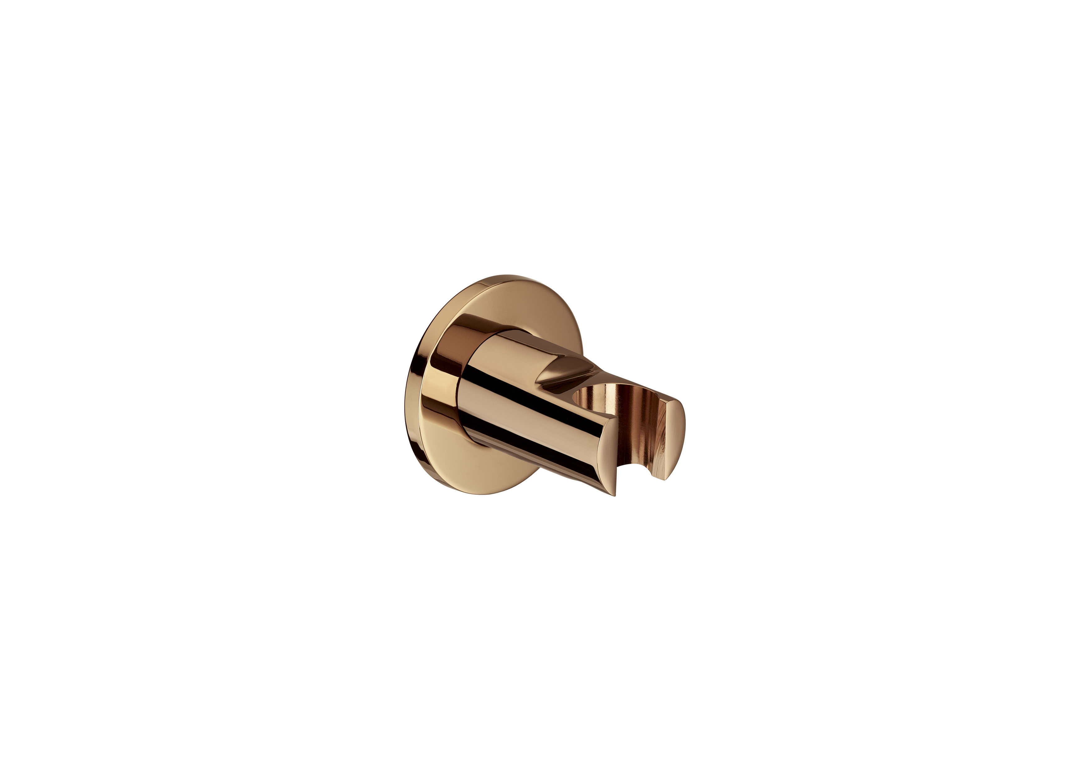 Roca Wall ROUND - Hand shower holder - Glossy Rose Gold