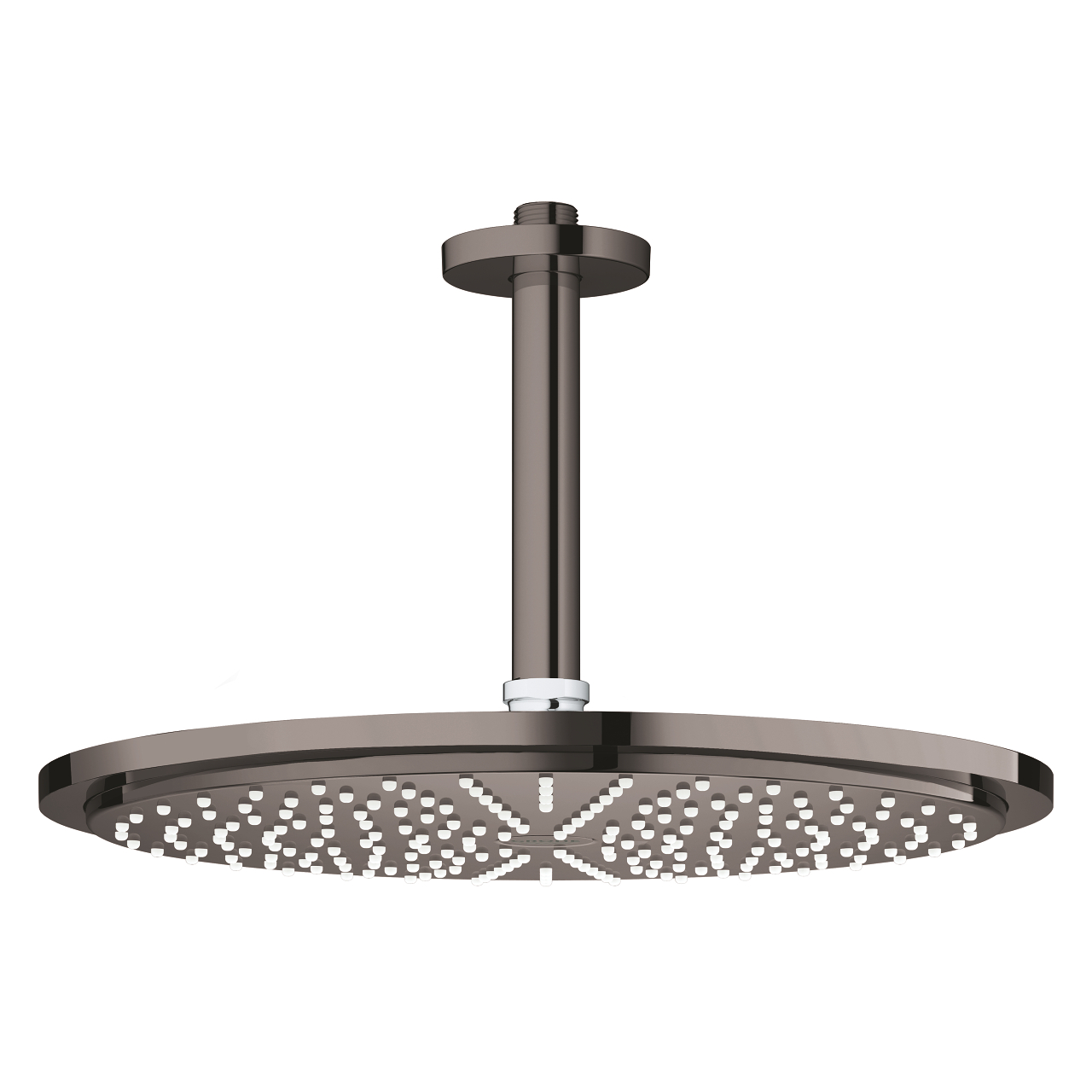 Grohe Rainshower Concealed Shower Head with Ceiling Outlet 31 cm Circular - hard graphite