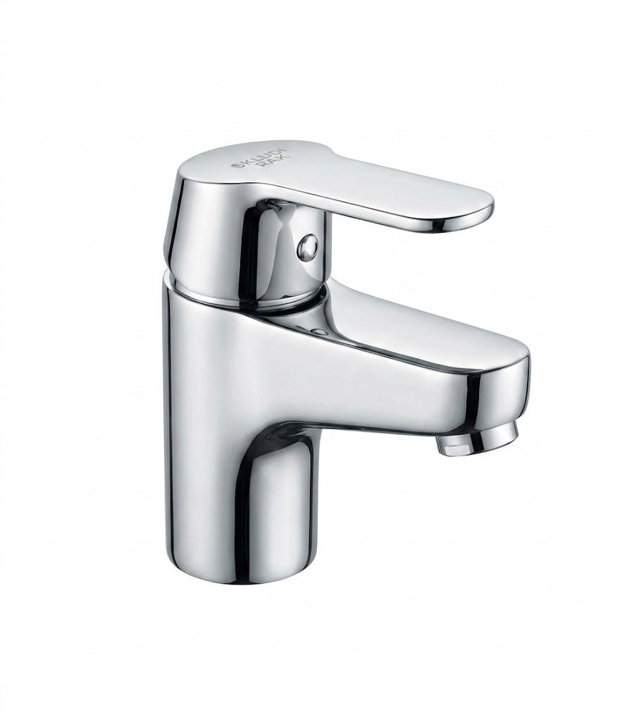 Kludi RAK Peak Basin Mixer with Pop-up Waste Short Chrome RAK 18000