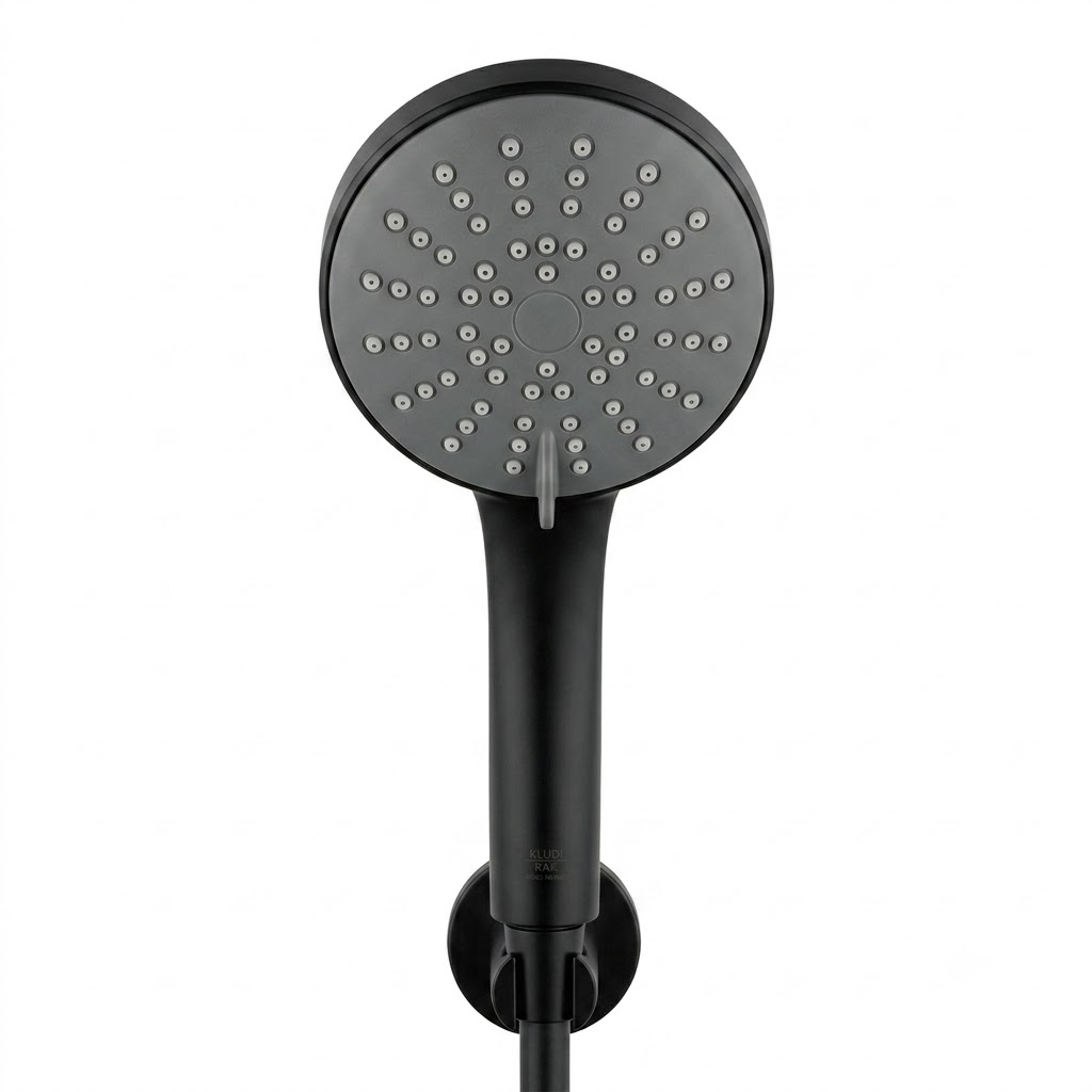 KLUDI RAK 3 Function Round Hand Shower - Matte Black