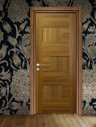 ELW Bathroom Door 80 × 215 cm Dark Beige 209 with Accessories UK 3-903