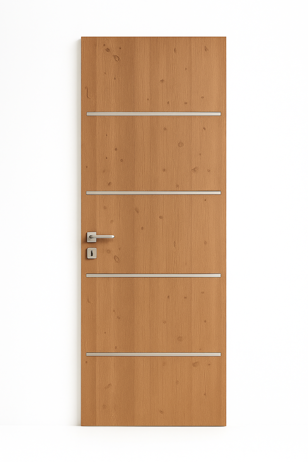 ELW باب غرفه ST 800 PVC حلق اكريليك 90 × 215 سم دارك بيج 209 بالاكسسوار