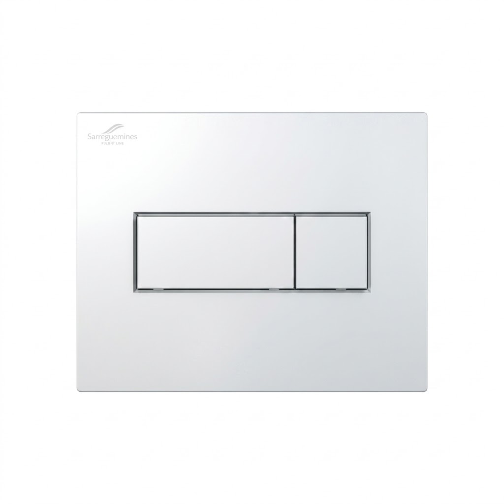 Sarreguemines La Trinity Square Flush Plate Chrome FC 10073025ZZ00 - M 571-SRG-01