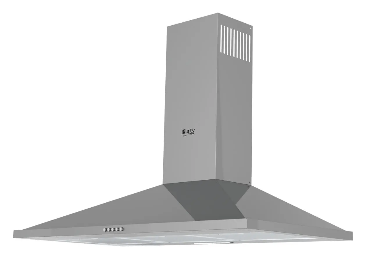 Purity Ito Pro Plus X Kitchen Hood 1000 m3/h 3 Speeds 90 cm Silver Turkish