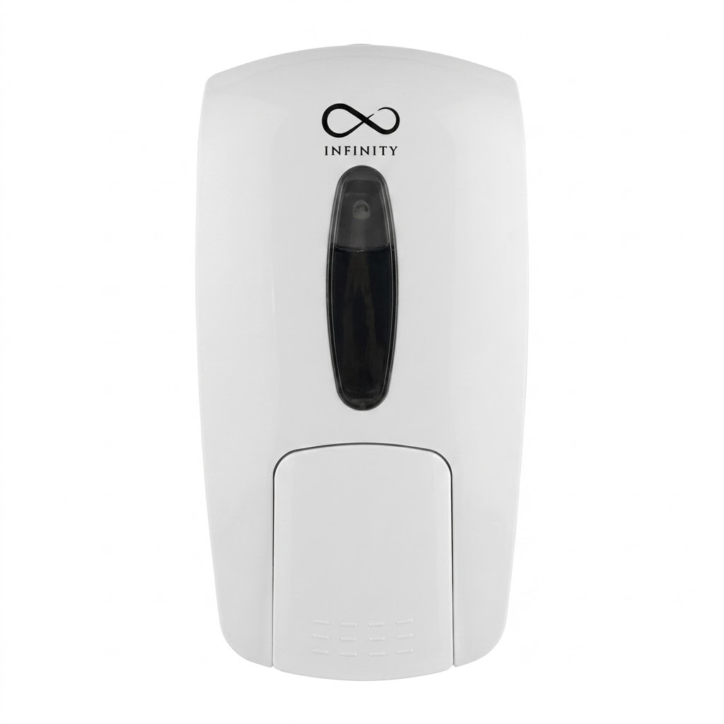 Infinity Accessory Liquid Soap Dispenser, Plastic, 750 ml, White, IN 7030