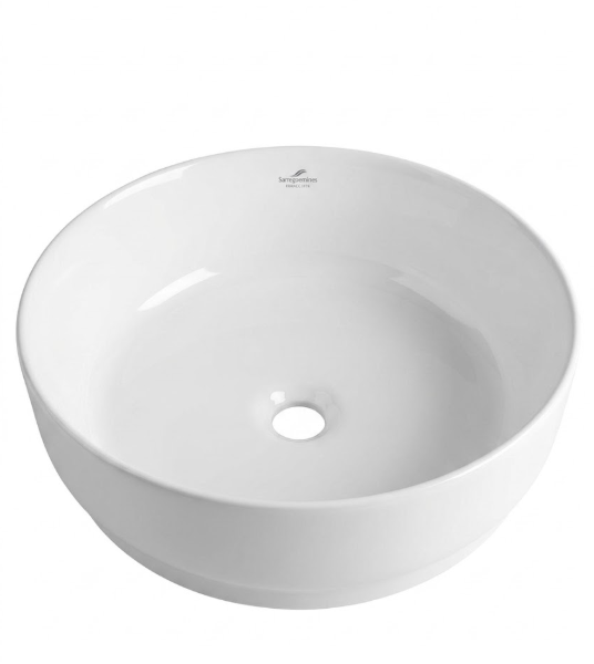 Sarreguemines Garny Over Top Washbasin 42 cm White