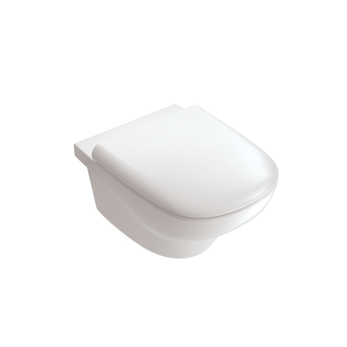 White Ville Onda Wall-Hung Toilet with Shower White