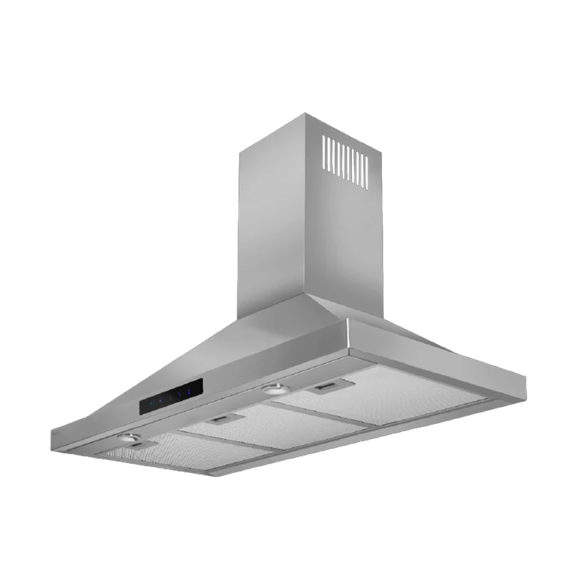 Hans Verdi Kitchen Hood, 1000 m3/h Suction Power, 3 Speeds, 90 cm, Silver, VR 90-1000