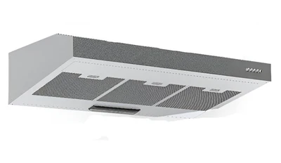 Hans Concord Kitchen Hood, 550 m3/h Suction Power, 3 Speeds, 90 cm, Silver, Turkish
