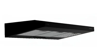 Hans BL Kitchen Hood, 550 m3/h Suction Power, 3 Speeds, 90 cm, Black, Turkish
