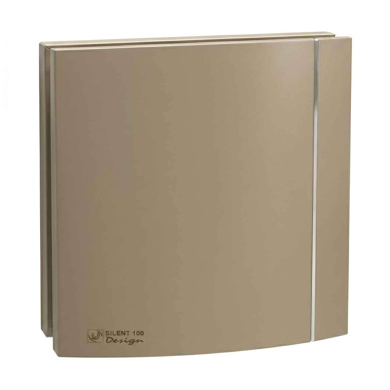 S&P Silent Design Bathroom Exhaust Fan 8W 4" Outlet 85 m³/h 18×18 cm 100 Spanish - Champagne
