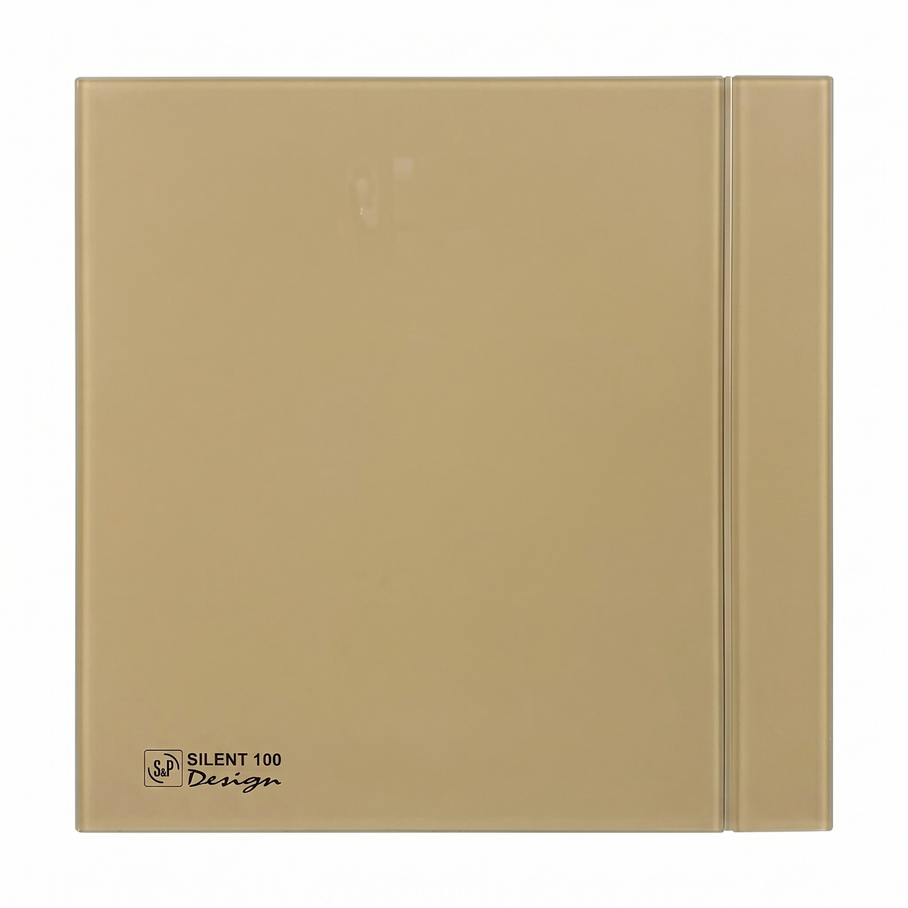 S&P Silent Design Bathroom Exhaust Fan 8W 4" Outlet 85 m³/h 18×18 cm 100 Spanish - Gold