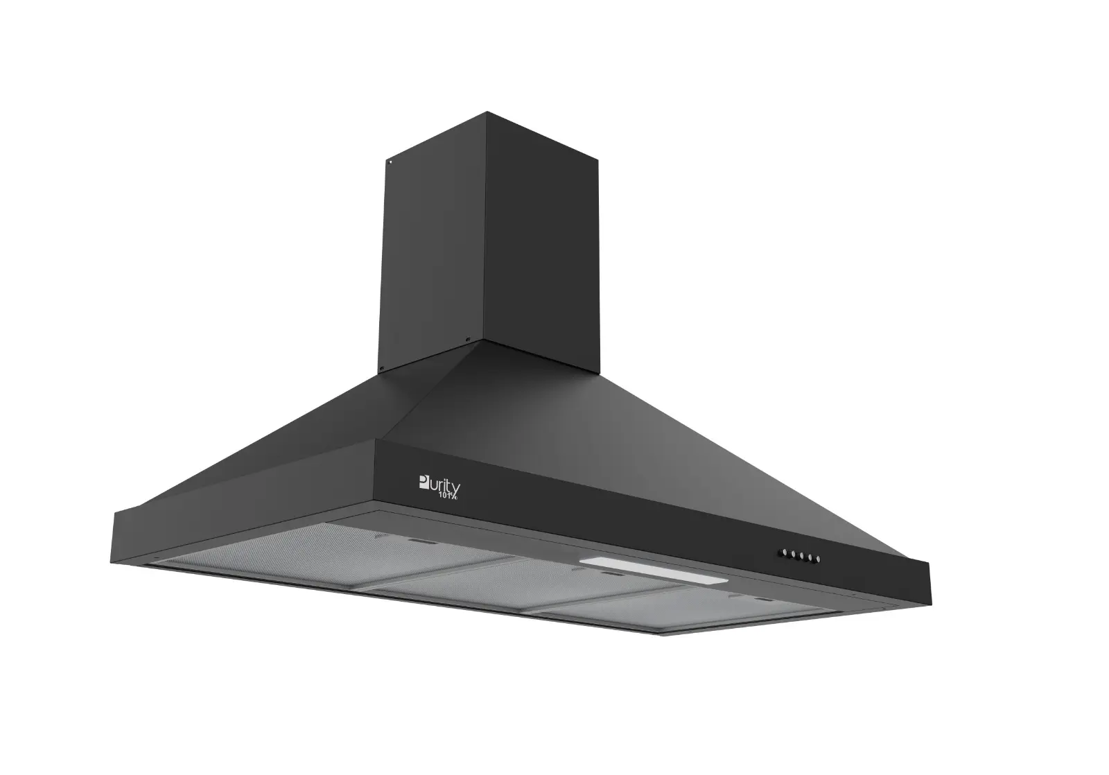 Purity Pansy BL Kitchen Hood 650 m3/h 3 Speeds 90 cm Black Turkish